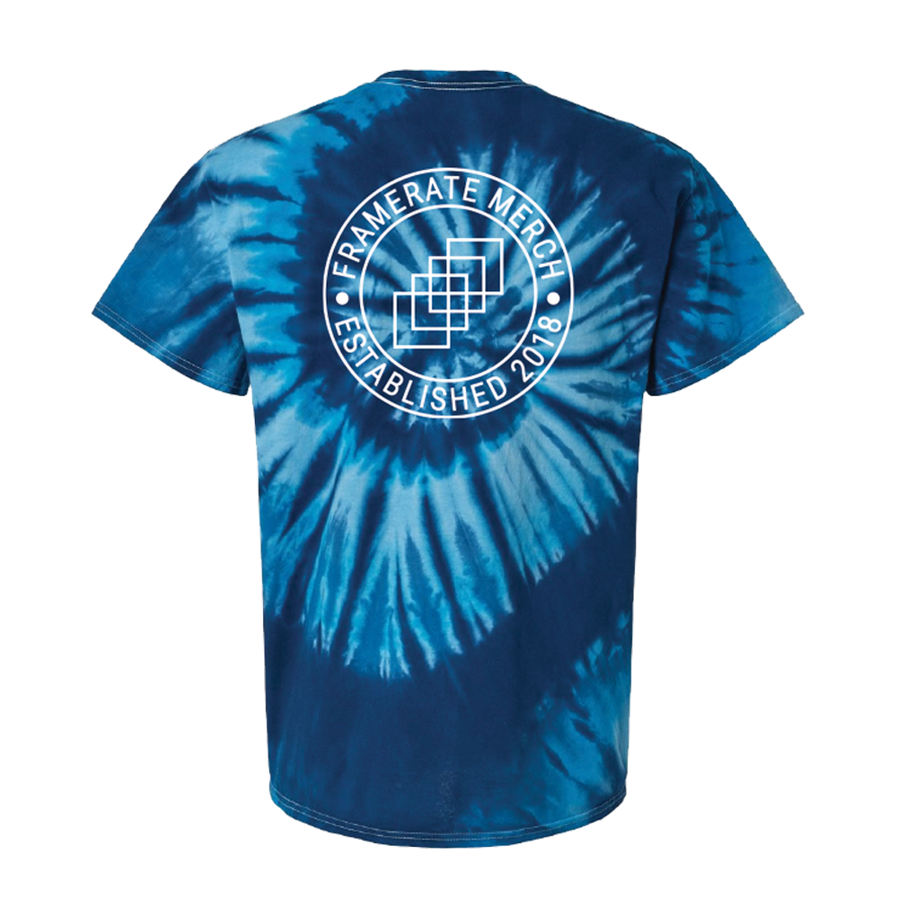 TIE DYE T-SHIRT | FRAMERATE EMBLEM