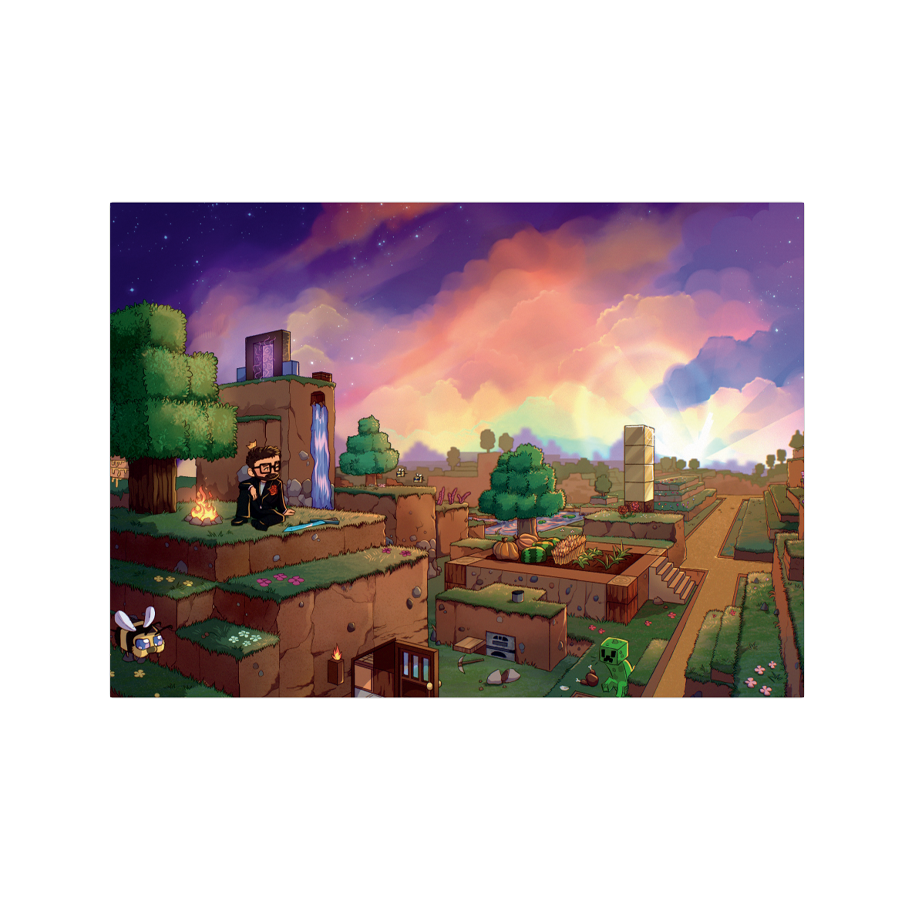 Sunset in the Overworld Print