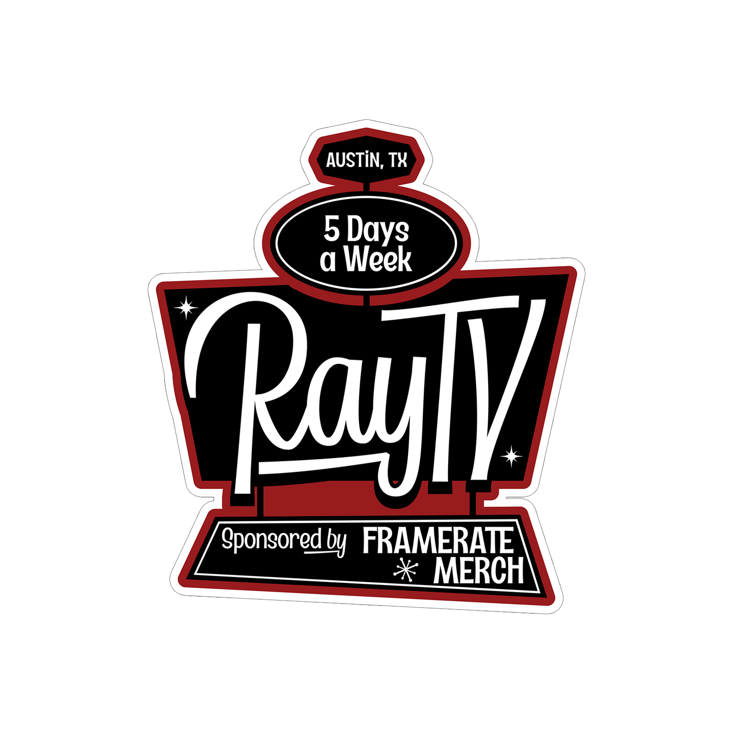 RayTV Sticker