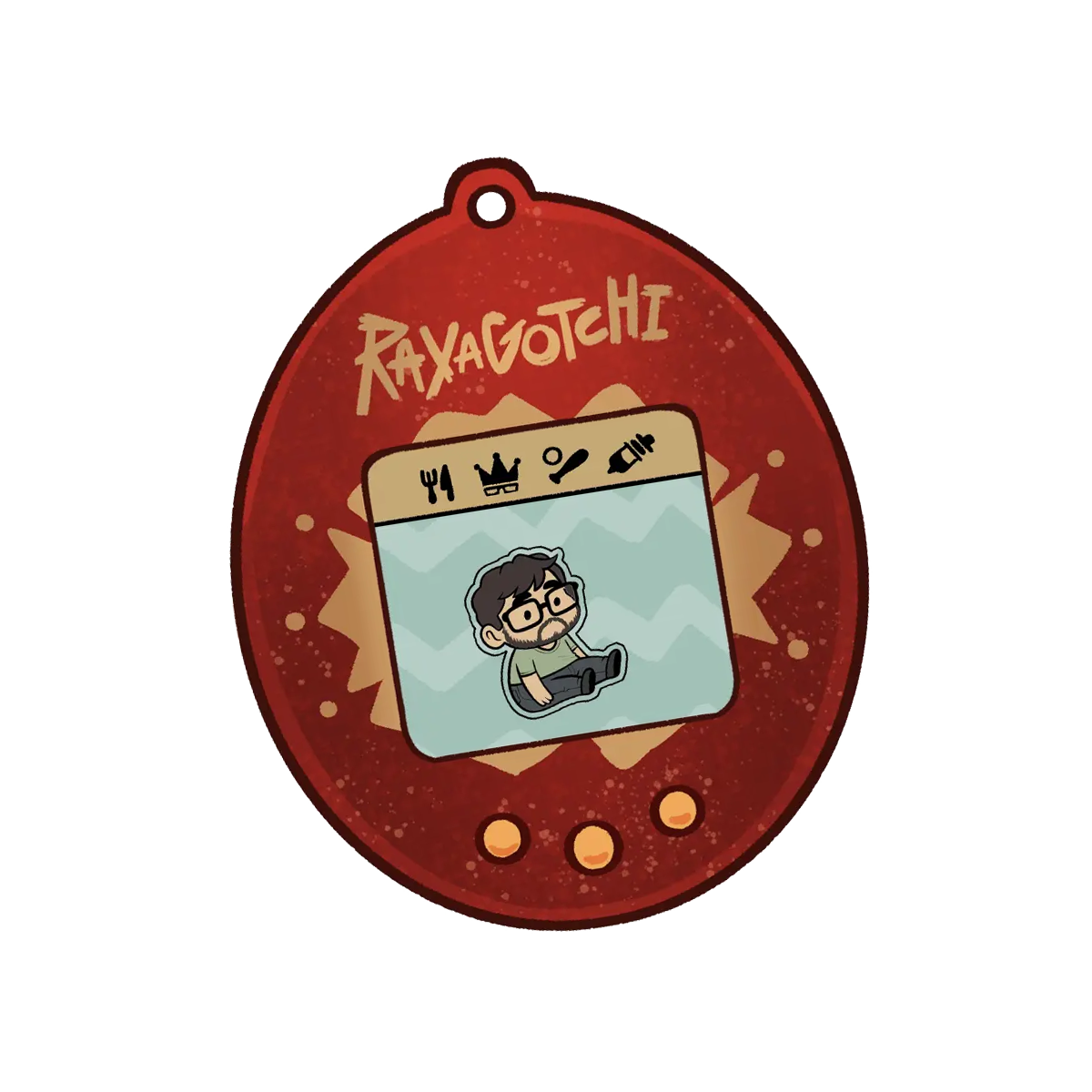 Rayagotchi Shaker Keychain