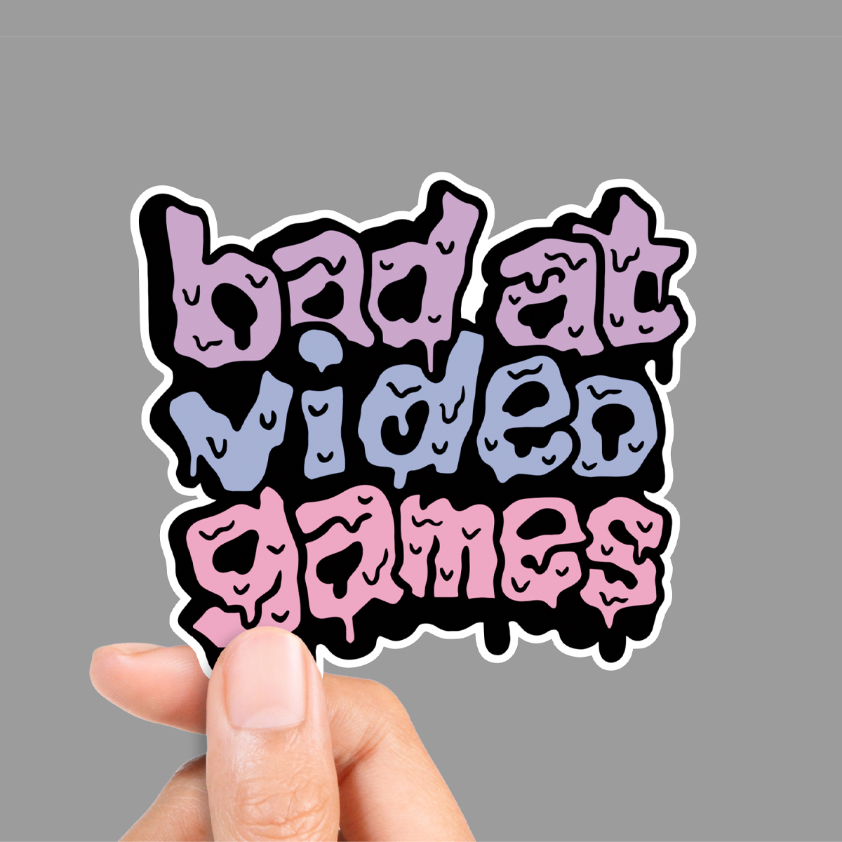 Bad At Video Games Sticker