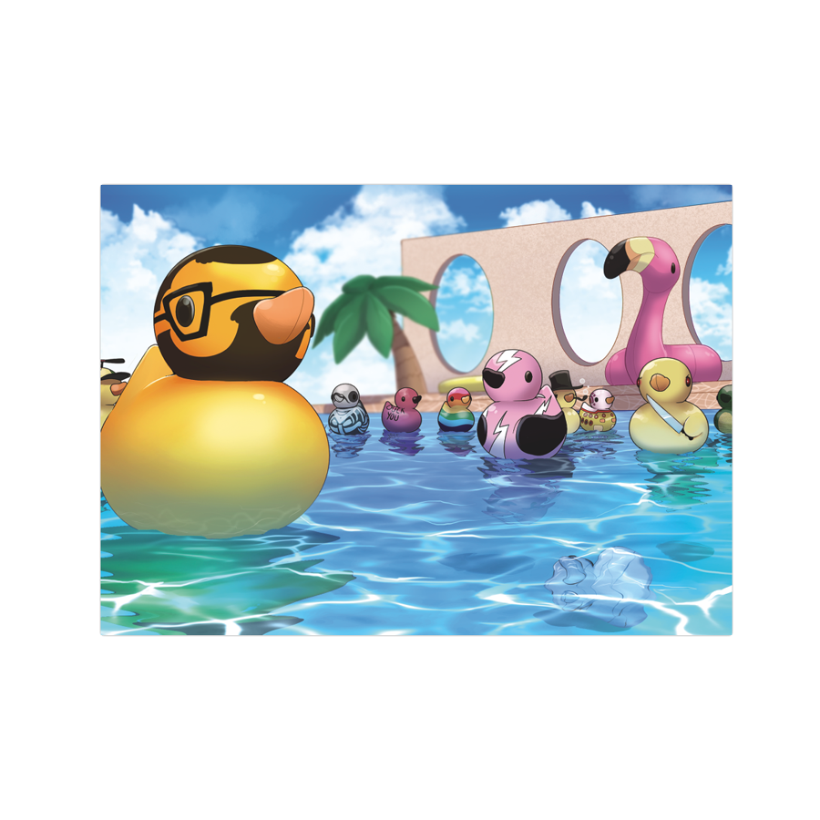 Rubber Duck Party Print