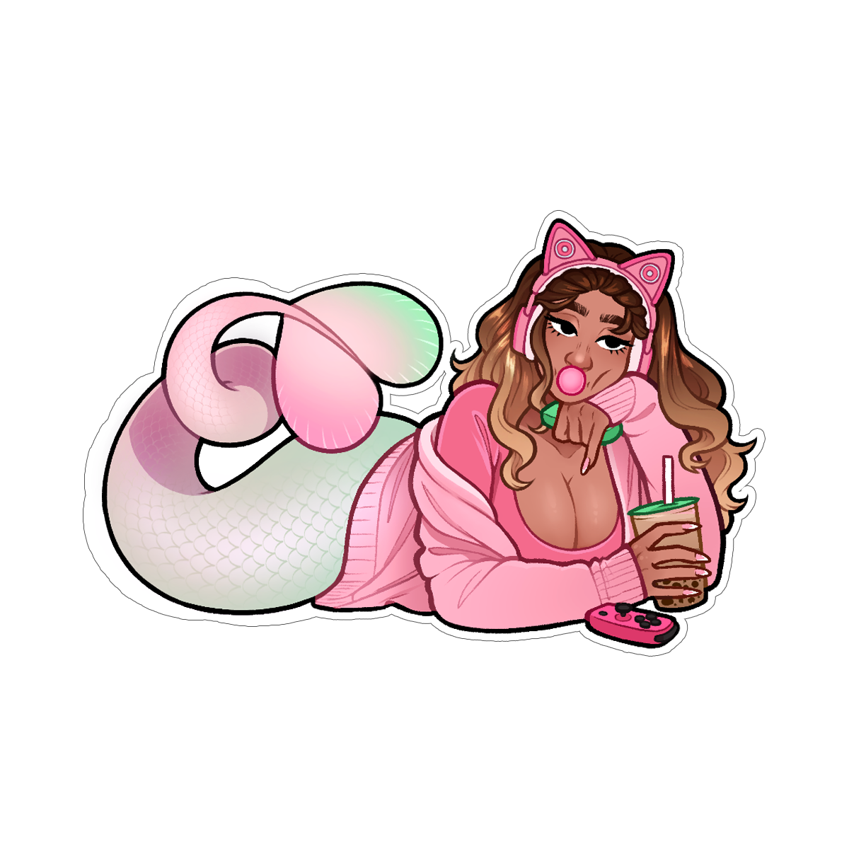 🐝 Pinup Mermaid Stickers