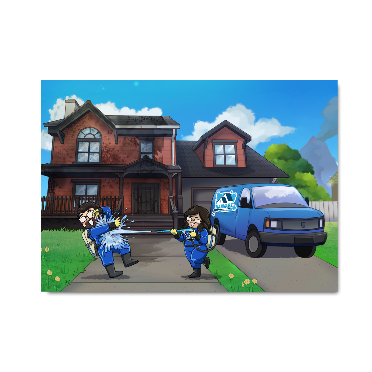 Narvaez Powerwash Print