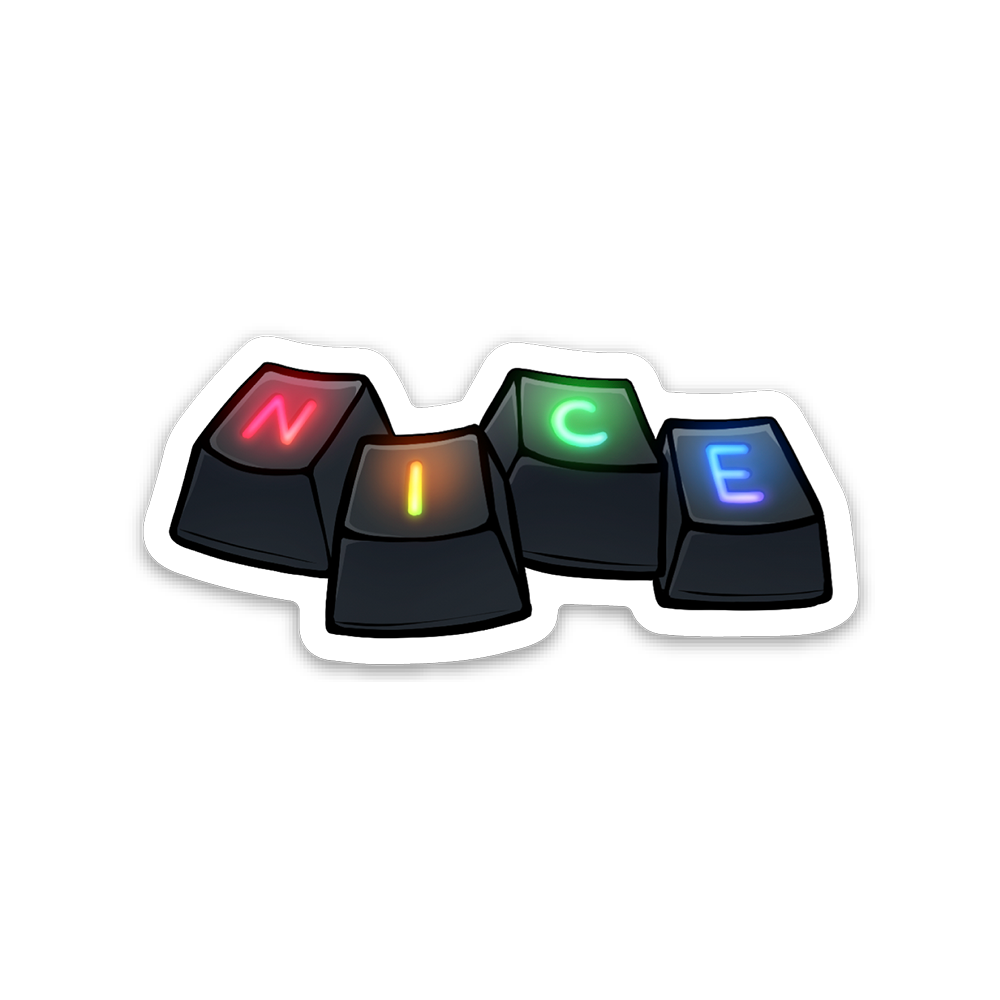 🐝 NICE Keyboard Keys Sticker