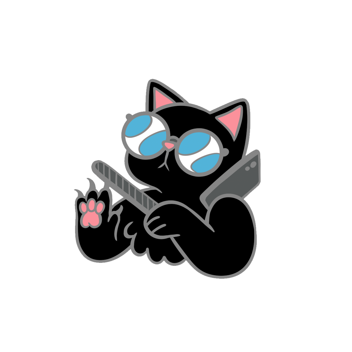 🐝 Cool Cat Enamel Pin