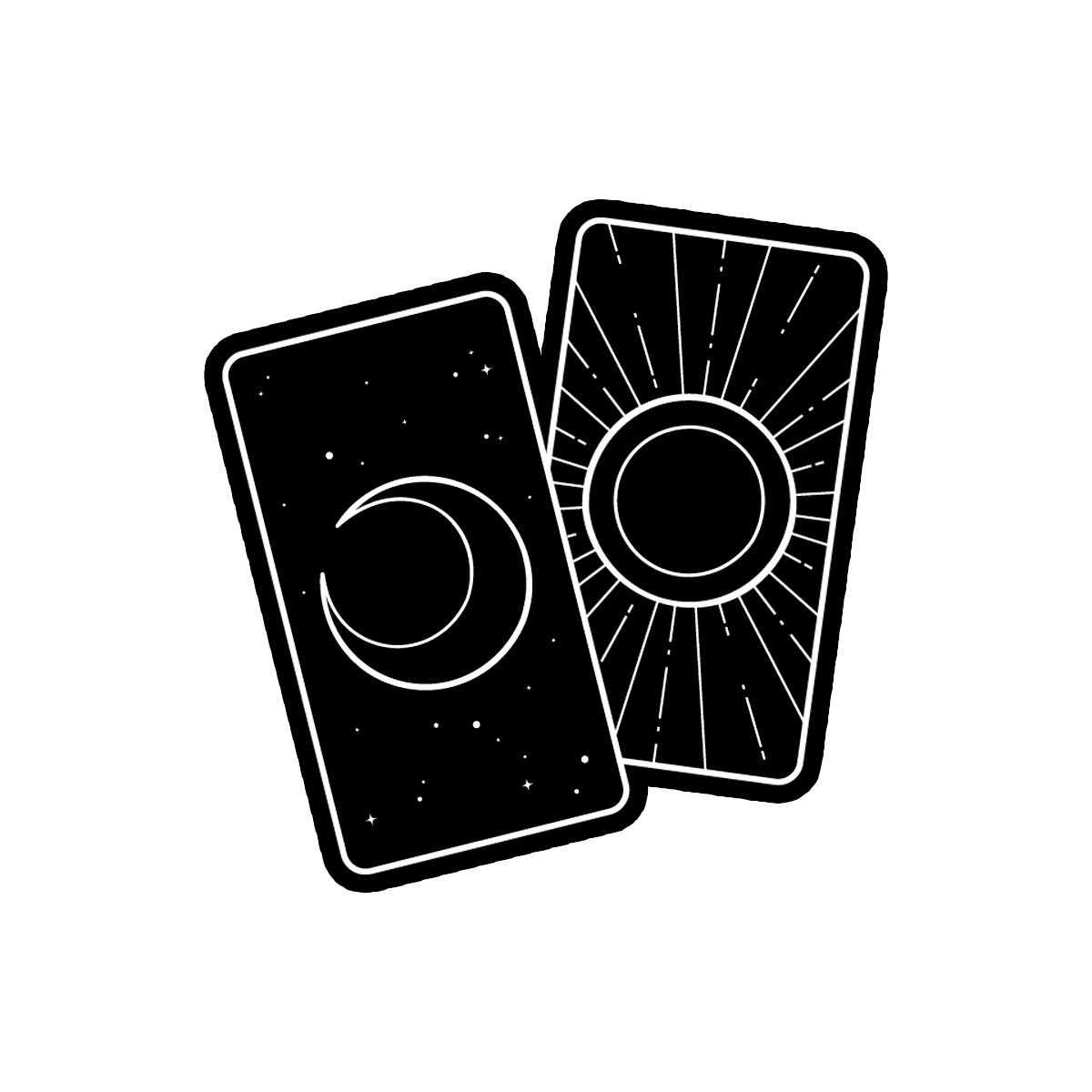 ☽ Nighton Tarot Cards Enamel Pin