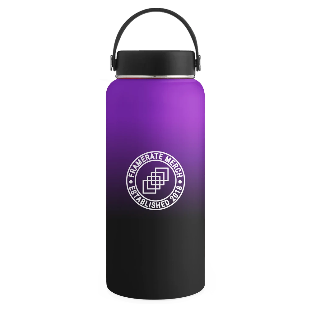 WATER BOTTLE | FRAMERATE GRADIENTS [32oz]