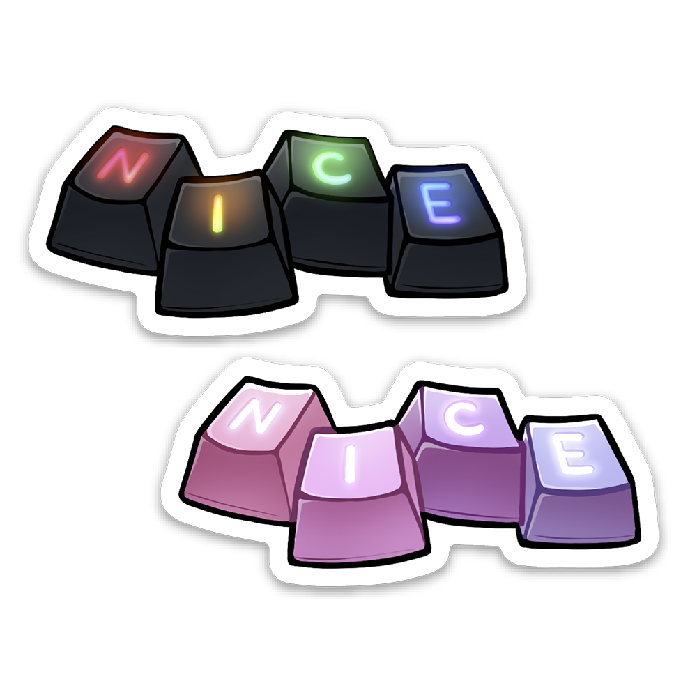 🐝 NICE Keyboard Keys Sticker