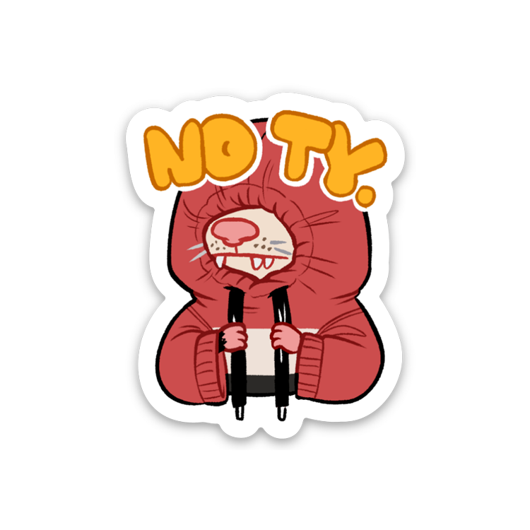 🐝 No Thank You Sticker