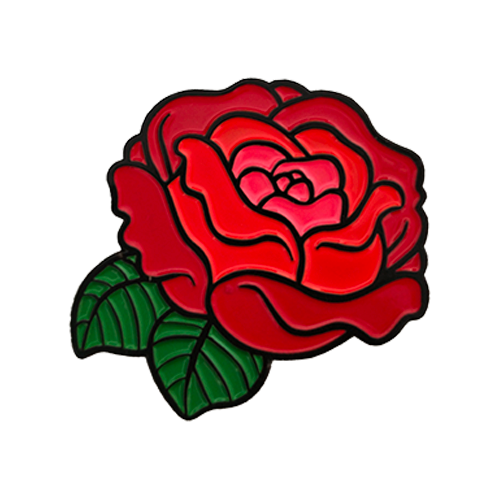 Rose Enamel Pin