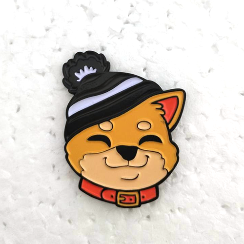 Charlie The Shiba Enamel Pin