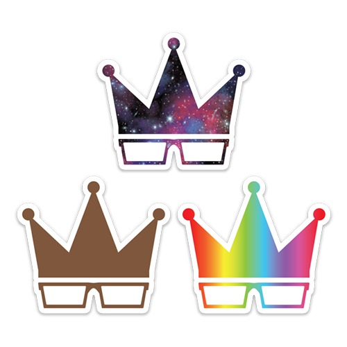 Anniversary Crown Sticker