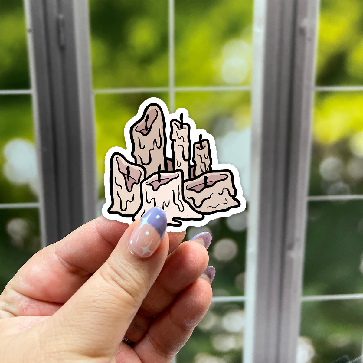 Melted Candles Sticker