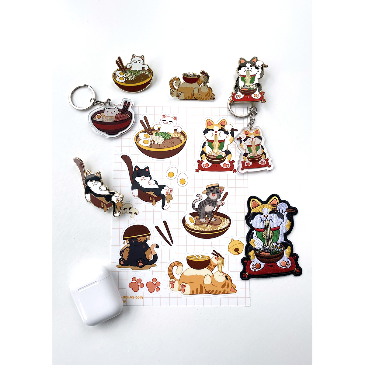 🐝 Lucky Toncatsu Keychain