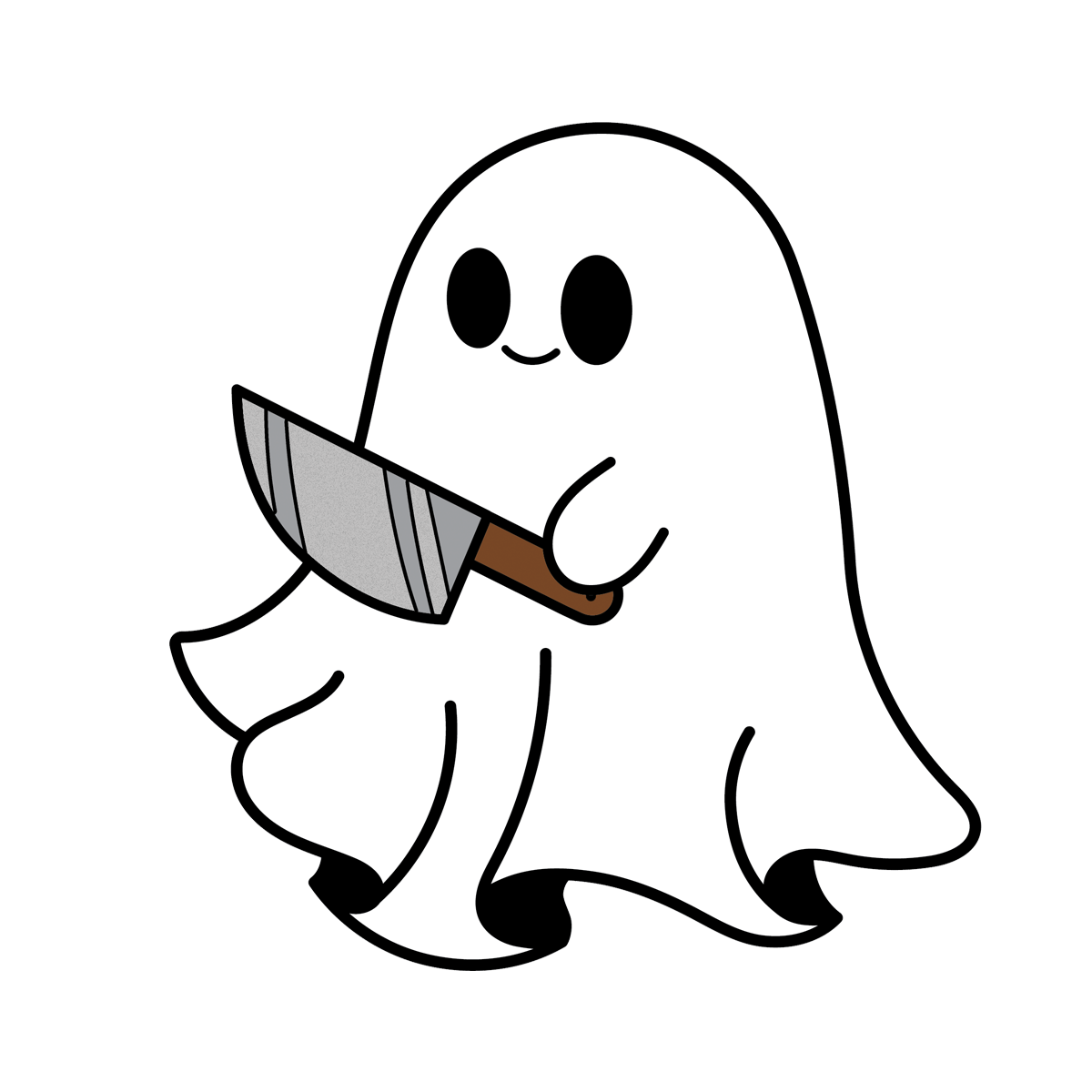 Happy Ghost Enamel Pin