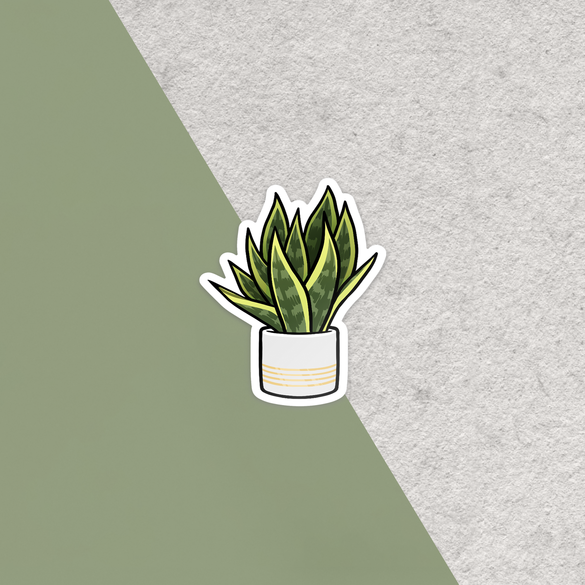 Snake Plant Stickers