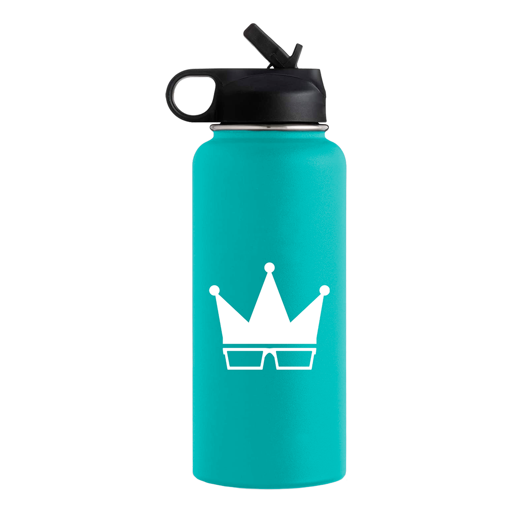 WATER BOTTLE | WHITE CROWN [32oz]