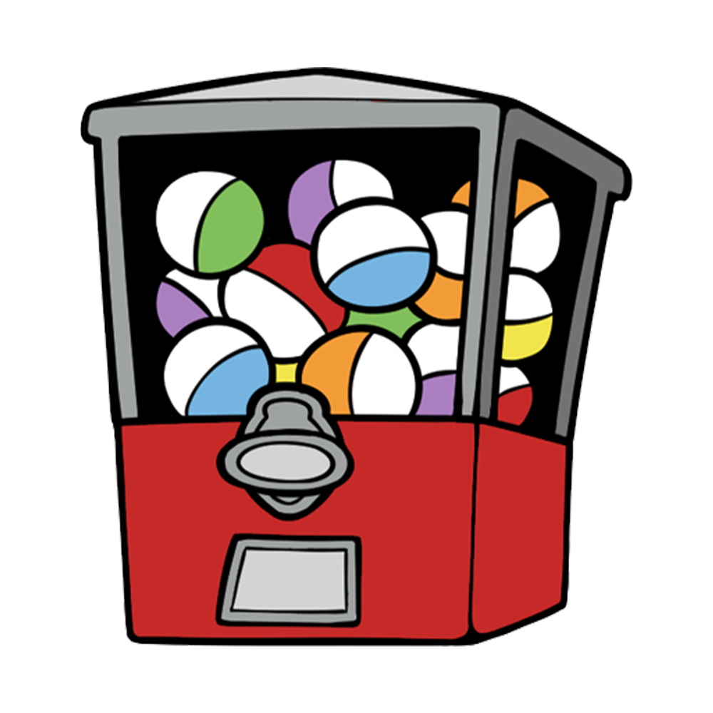 Toy Capsule Vending Machine Enamel Pin